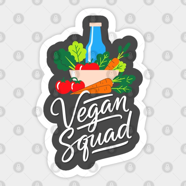 Vegan Squad Sticker by enrynz